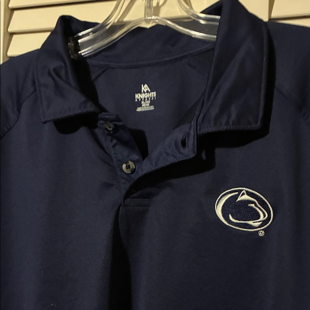 Penn State Nittany Lions Men’s golf polo shirt in navy blue (XL) - Picture 3 of 4